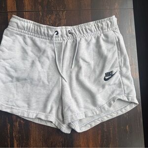 Nike Women's Light Gray Athletic Shorts